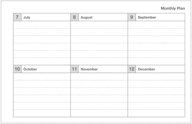 MARK'STYLE Undated Weekly Planner A6, 2-Pack – 58-Week Horizontal Pocket ...