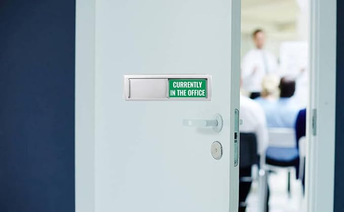 Currently In/Out of Office Magnetic Door Sign - Image 4