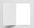 4x6"Plain White Folding Tent Cards-8x6"Folds to 4x6"- Simple Blank Card Stock - Image 3