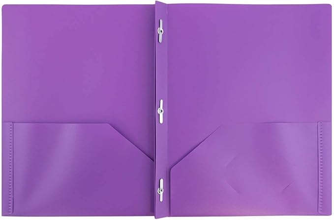 JAM PAPER Plastic Color POP Folders - Image 2