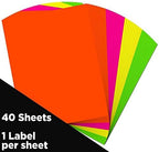 JAM PAPER Full Sheet Shipping Labels - Image 2