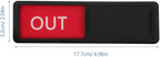 Mipcase 2pcs Office Door Status Signs Sliding Indicators - Image 2