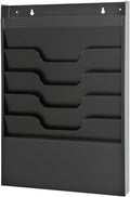 MAXXBUILD 4 Tier Wall Mounted File Organizer, Metal Task Rack by Unknown