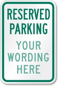 SmartSign "Reserved Parking by SmartSign