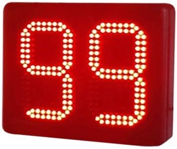 8" 2 Digits Lap Counter LED Timer Semi-Outdoor Seconds Countdown/up Timer IR by BestLED
