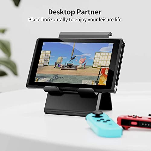SAIJI Adjustable Tablet Stand Holder Portable Foldable Desktop Stand Dock - Image 4