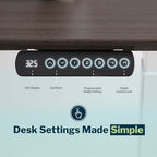 Vari ComfortEdge 80x60 L-Shape Electric Standing Desk – Height Adjustable Sit-Stand VariDesk for Corner Office with Reversible Left/Right Design + Espresso Top/Slate Legs (Ships in 3 Boxes)