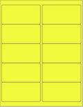 8-1/2 x 11" Neon Color High Light Fluorescent Labels by NextDayLabels