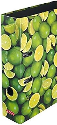 Herlitz A4 8cm Spine Folder Lime