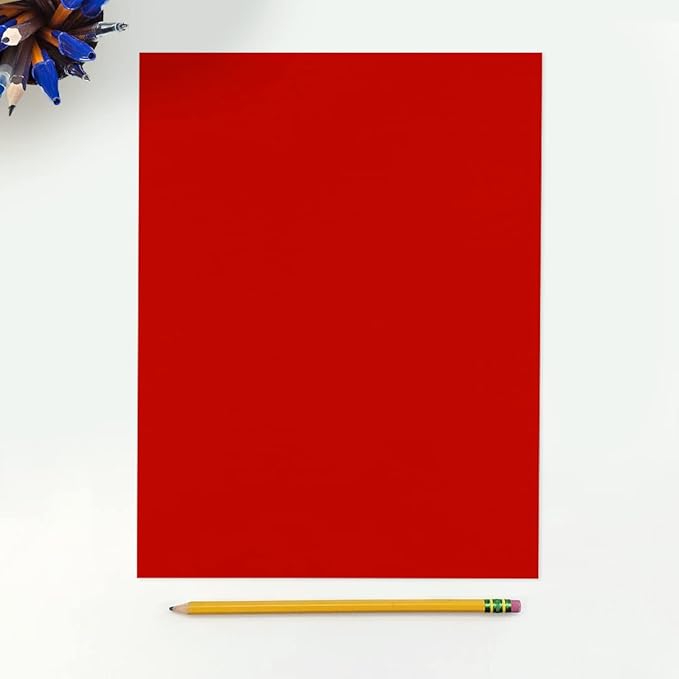 LUXPaper 8.5" x 11" Paper | Letter Size | Holiday Red | 60lb. Text | 500 Qty - Image 3