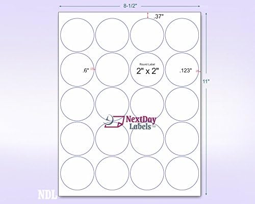 NextDayLabels - 8-1/2 x 11 Neon Color High Light Fluorescent Labels - Image 2