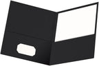 Oxford Twin-Pocket Folders, Textured Paper, Letter Size, Holds 100 Sheets by Oxford