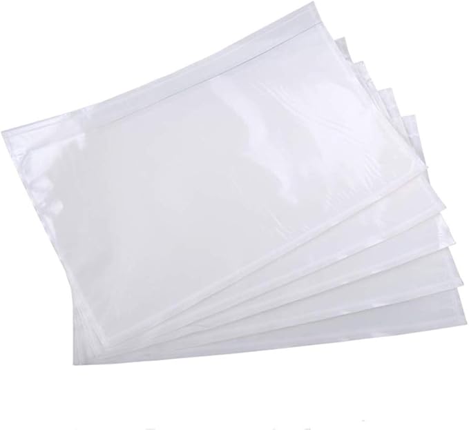 9527 Product 6" x 9" Clear Adhesive Top Loading Packing List Clear Shipping by 9527+Product