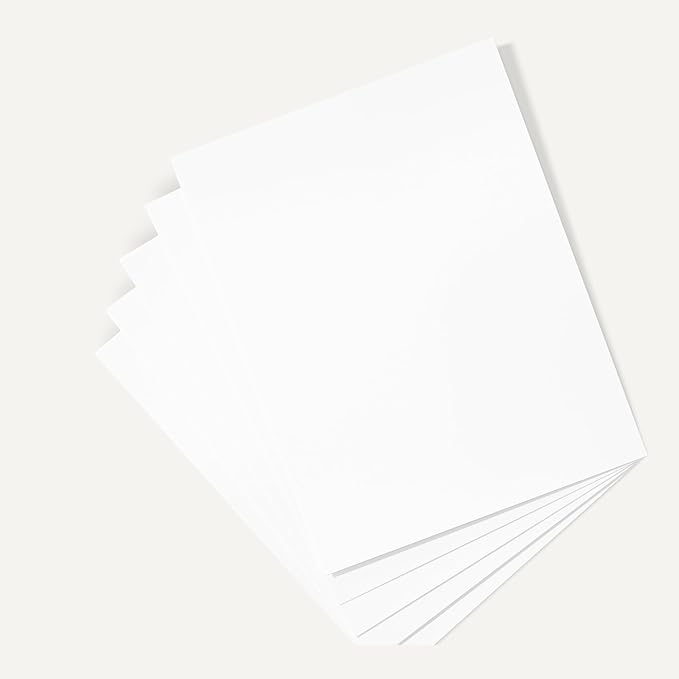 Amazon Basics Cardstock Paper, 8.5" x 11", 65 lb/176 gsm, 96 Bright, 250 Sheets - Image 4