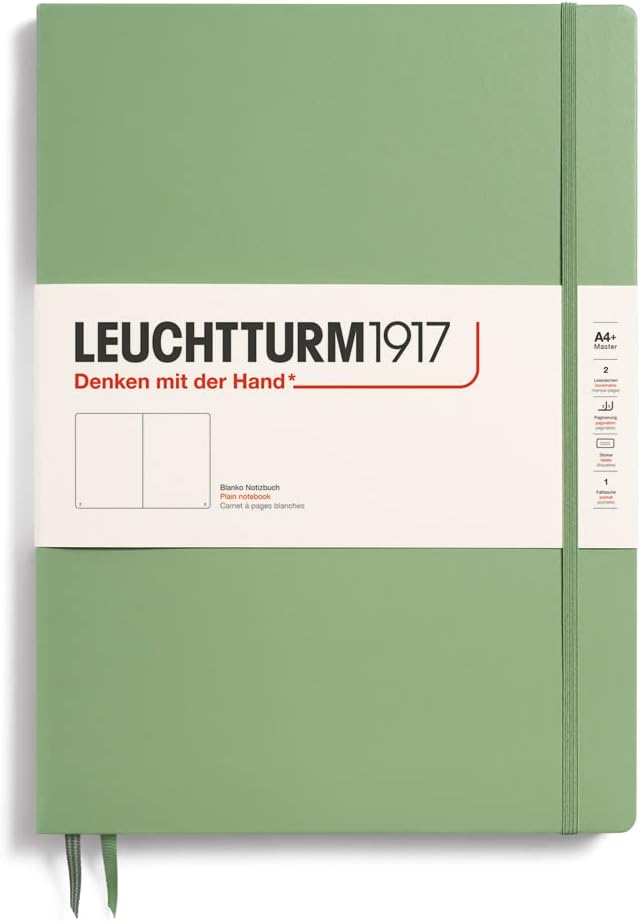 LEUCHTTURM1917 - Notebook Hardcover Master Slim A4+ - 123 Numbered Pages by LEUCHTTURM1917