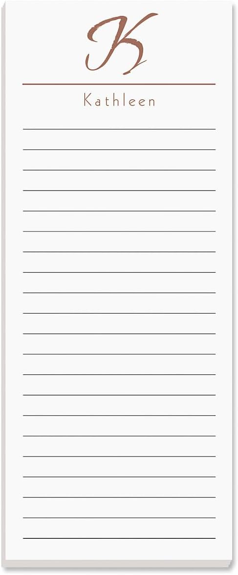 Current Personalized Name & Initial Notepad Set – Set of 3, 30-Sheet Pads - Image 6