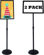 ydisplay sign holder stand 11x17inches pedestal floor standing, main product view