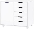 Naomi Home Amy 5-Drawer Craft & Office Storage Cabinet - Image 5