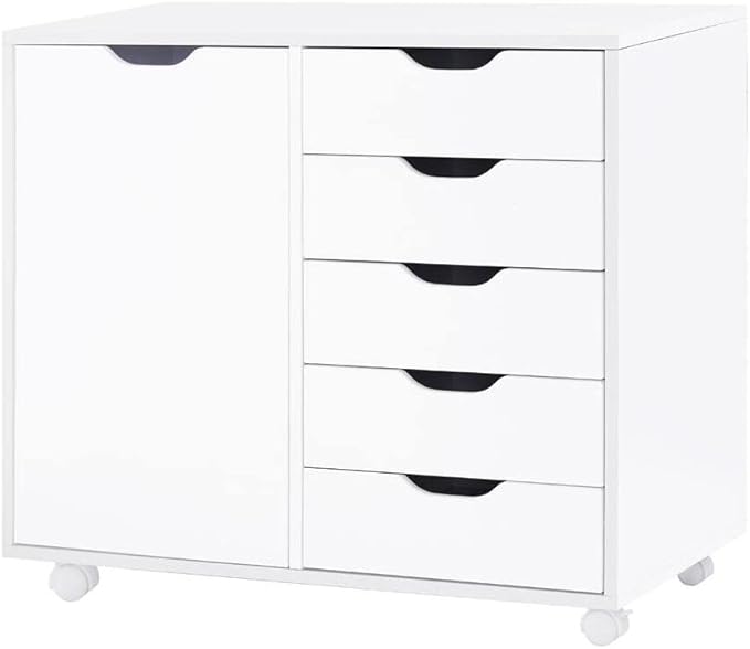 Naomi Home Amy 5-Drawer Craft & Office Storage Cabinet - Image 5