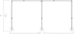 2 Person Workstation Wall Partition | Cubicle Workstations | Privacy Office - Image 2