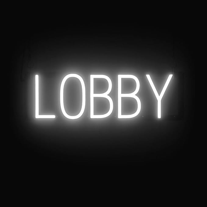 SpellBrite LOBBY Sign | Directional Sign by SpellBrite