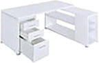 Pemberly Row L Shape Corner Storage Desk in White, Letter/Legal File, 5 - Image 10
