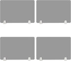 4PCS Desk Dividers Office Partitions, Privacy Desk Panel Protective, Frosted by TFCFL