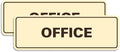 Signs ByLITA Standard Office Sign by SignsByLITA