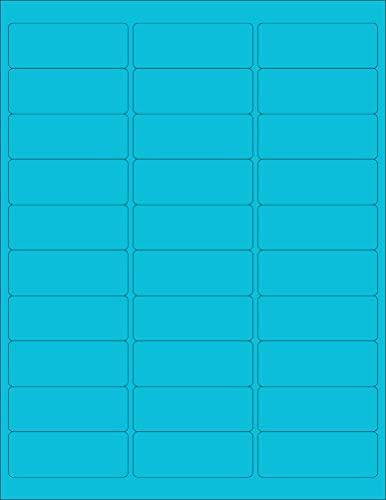 NextDayLabels - 8-1/2 x 11 Neon Color High Light Fluorescent Labels by NextDayLabels
