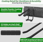 piyilo 48 in garage tool organizer wall mount, close-up detail