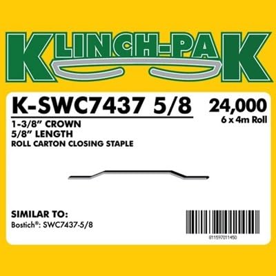 Klinch-Pak K-SB103020-1/2, 1/2" Crown by 5/8" Leg Length Heavy-Duty Plier Staple - Image 3