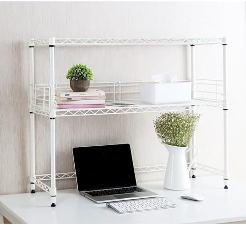 DormCo Suprima Desktop Carbon Steel Bookshelf - Gray