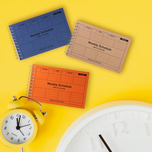 MARK'STYLE Undated Weekly Planner A6, 2-Pack – 58-Week Horizontal Pocket ...