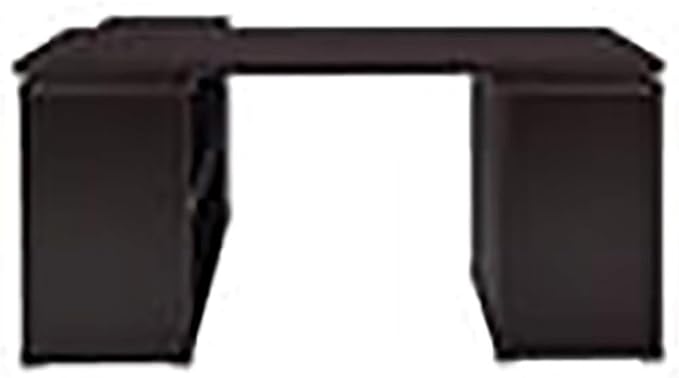 Pemberly Row L Shape Corner Storage Desk in Brown Cappuccino, Letter/Legal File - Image 9
