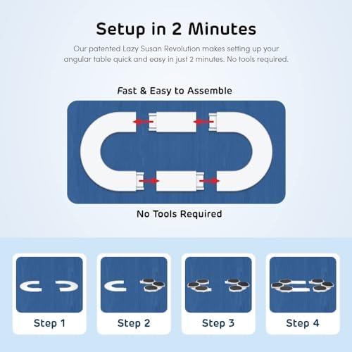 Light Gray- The Lazy Susan Revolution - The First Patented Lazy Susan Turntab...