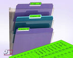 8-1/2 x 11" Neon Color High Light Fluorescent Labels - Image 3