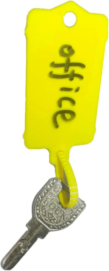 100pcs Reusable Blank Plastic Tags Ties Key Tags 1.45"*2.48" Serrated Tension - Image 9