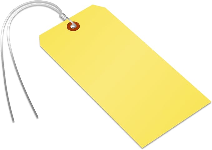 SmartSign Yellow Plastic Tags by SmartSign