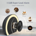 anjank super loud alarm clock with wireless bed, package contents