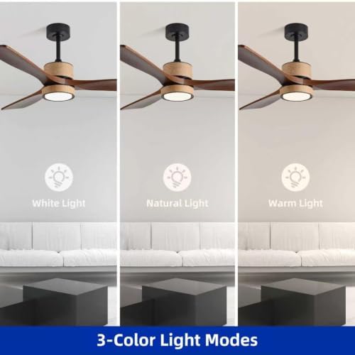 52 inch boho downrod ceiling fan with light on a desk or shelf