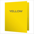 Oxford Twin-Pocket Folders, Textured Paper, Letter Size, Holds 100 Sheets - Image 3
