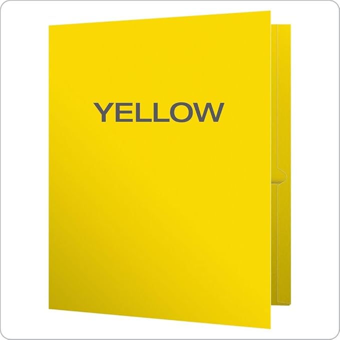 Oxford Twin-Pocket Folders, Textured Paper, Letter Size, Holds 100 Sheets - Image 3