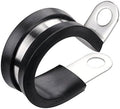 LOKMAN 20 Pack 3/16 Inch Stainless Steel Cable Clamp, Rubber Cushioned by LOKMAN