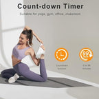 jall 16" large digital wall clock with remote, side view