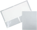 JAM PAPER Laminated Two Pocket Glossy Folders by JAMPaper