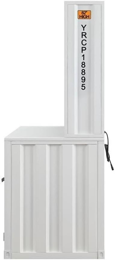 Acme Cargo Desk & Hutch in White