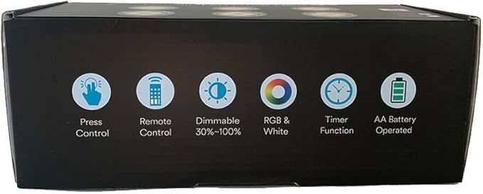 LED Puck Lights with Remote Battery Operated Under Cabinet Lighting Wireless - Image 9