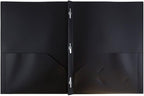 JAM PAPER Plastic 2 Pocket POP Folders - Image 2
