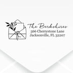 Custom Floral Address Stamp | Choose from 12 Designs | Multiple Ink Color - Image 2