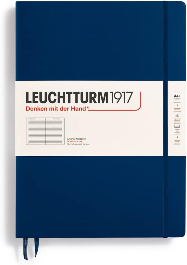 LEUCHTTURM1917 - Notebook Hardcover Master Classic A4+ - 235 Numbered Pages by LEUCHTTURM1917